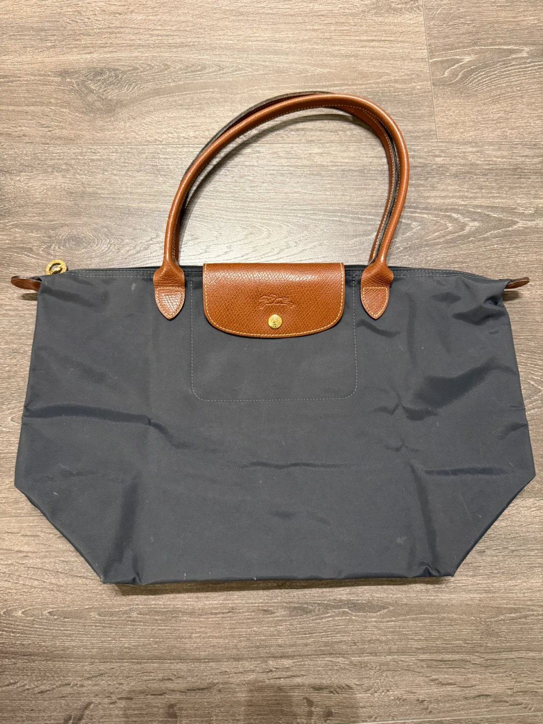 Longchamp Le Pliage Tote Bag - grey original