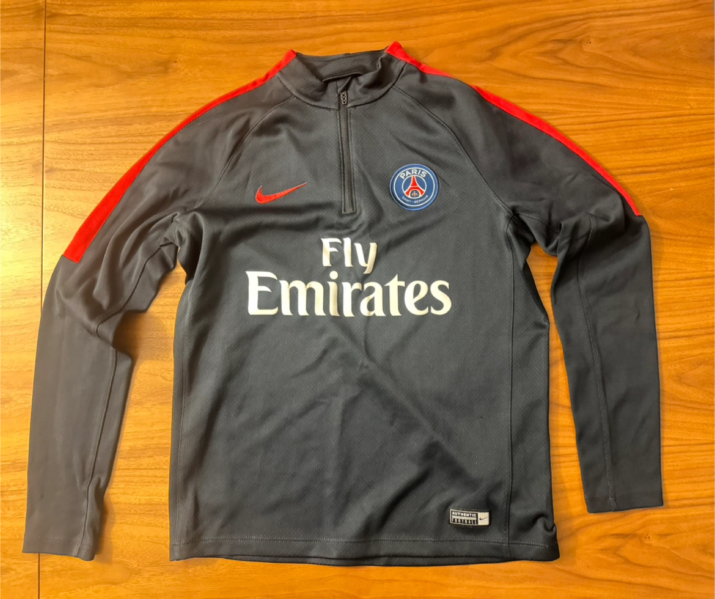 Nike Paris Saint-Germain Dri-FIT 1/4 Zip Pullover - Boys size L