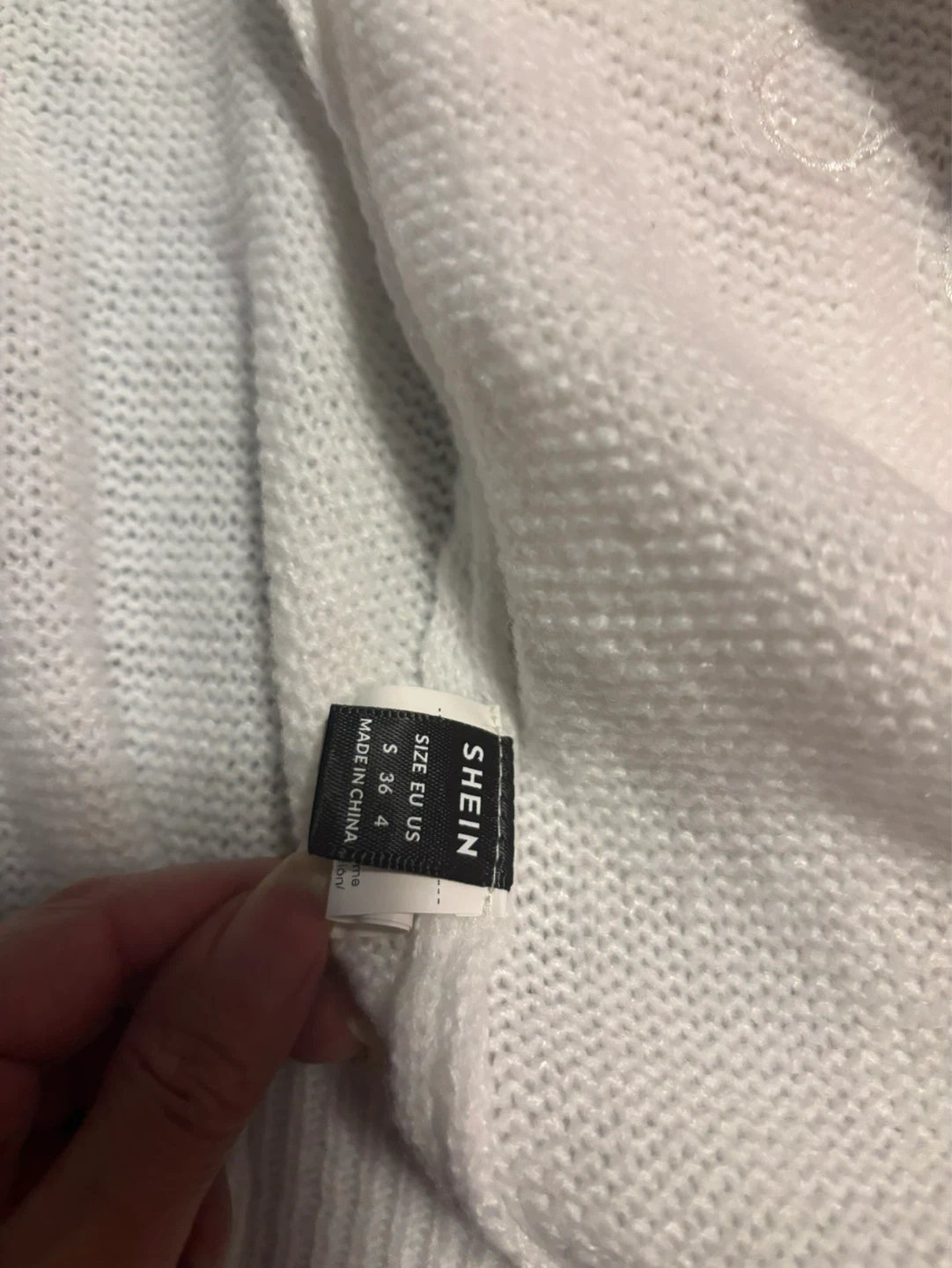 SHEIN White Gingerbread Man Cardigan - photo 2