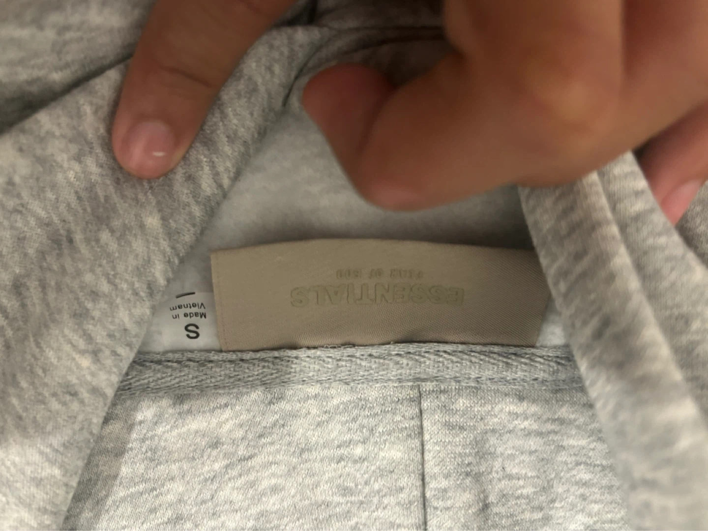 Essentials Fear of God Grey Hoodie - photo 2