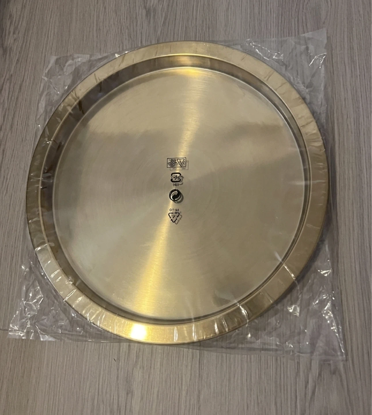 IKEA GLATTIS Tray - Brass Color, 38 cm (15") - photo 2