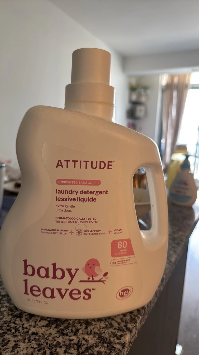 Attitude Baby Leaves Unscented Laundry Detergent - 2L