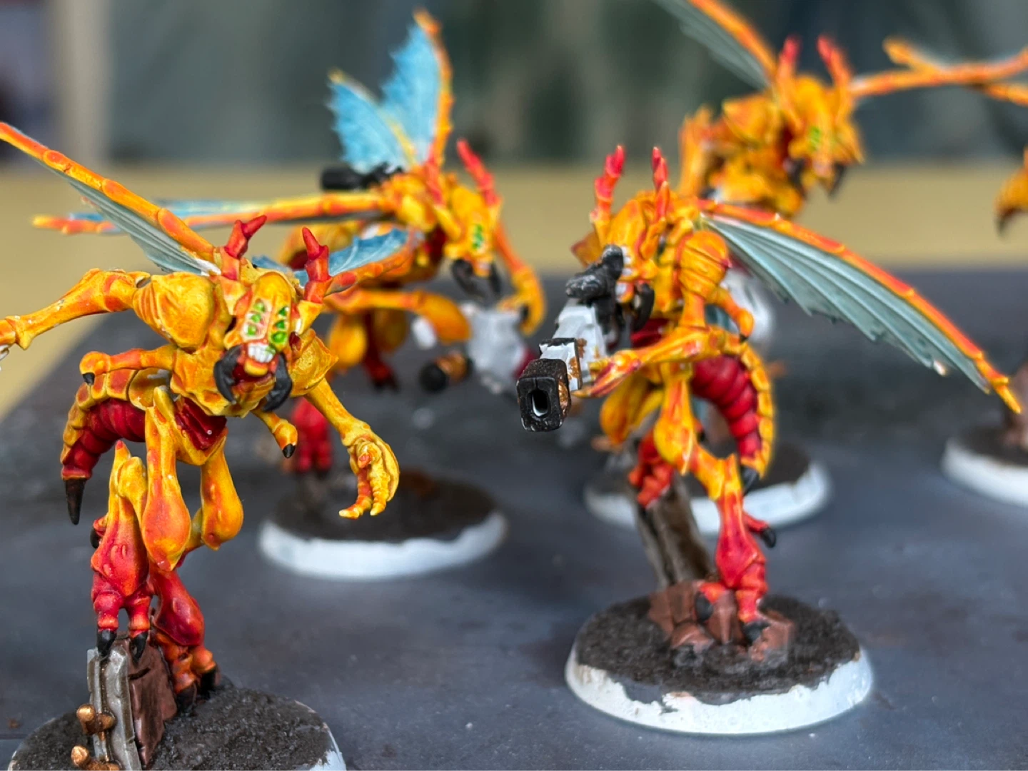 Vespid Stingwings Kill Team - Painted