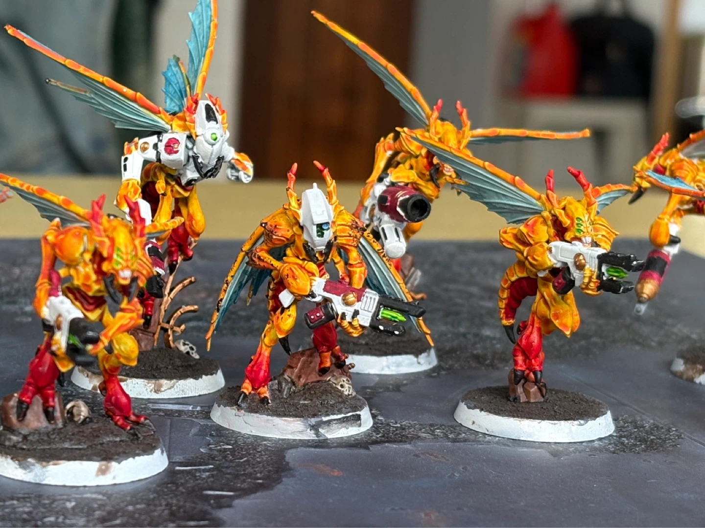 Vespid Stingwings Kill Team - Painted - photo 3