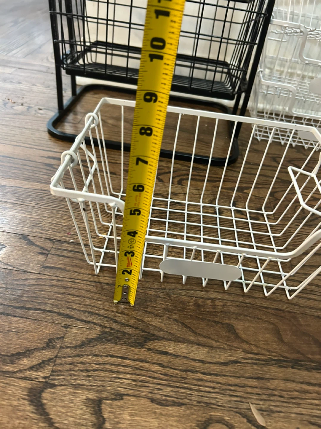 3-Tier Wire Storage Rack with Removable Baskets - photo 3