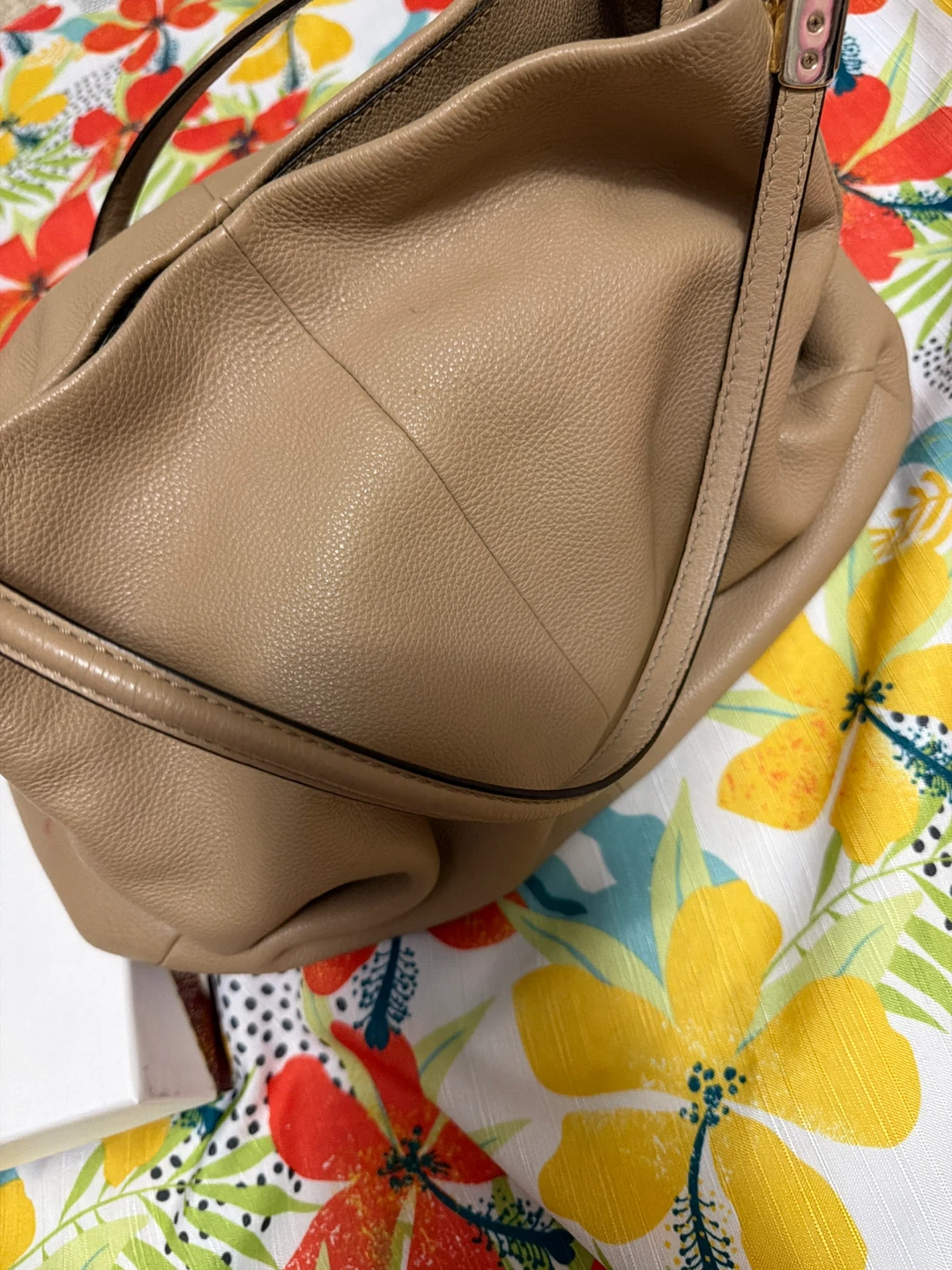 Coach Leather Shoulder Bag - Tan - photo 2