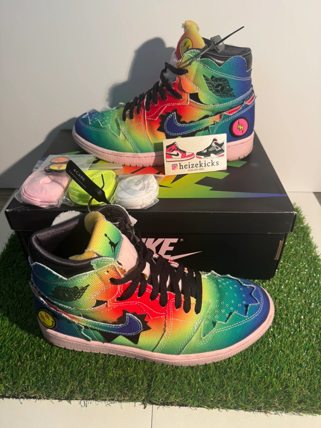 Jordan 1 High J Balvin size 9 - photo 2