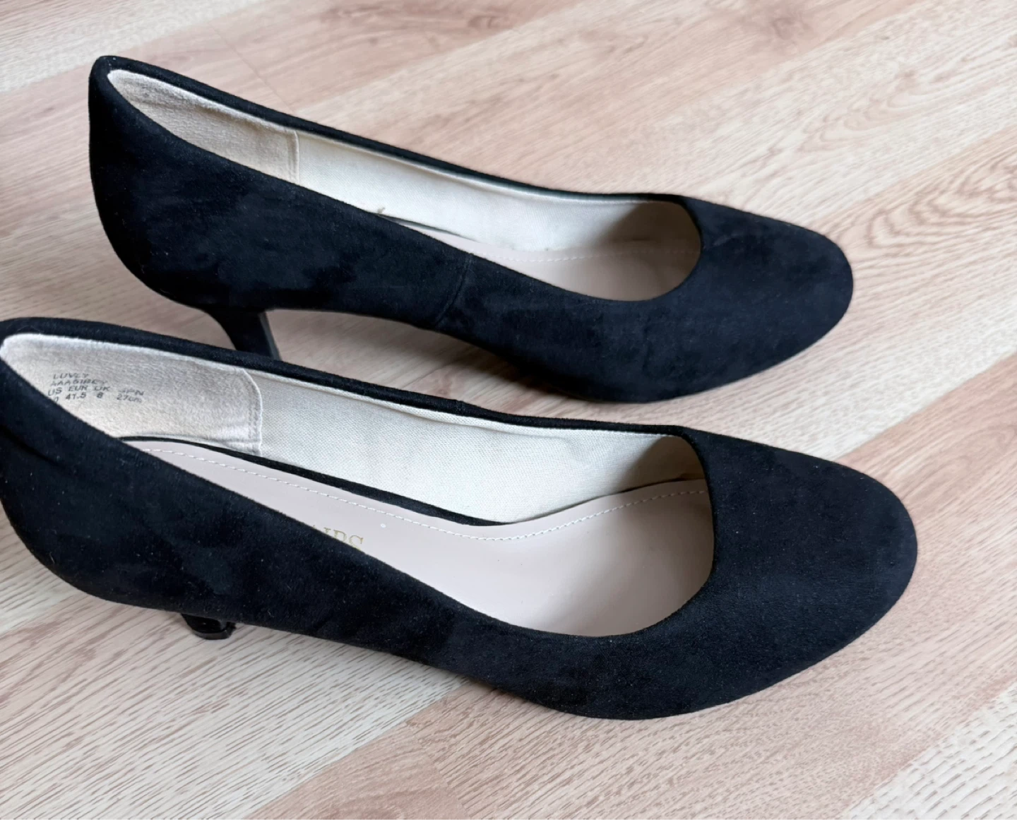 Dream Pairs Women's Black Low Heel Pump Shoes Size 10 - photo 3