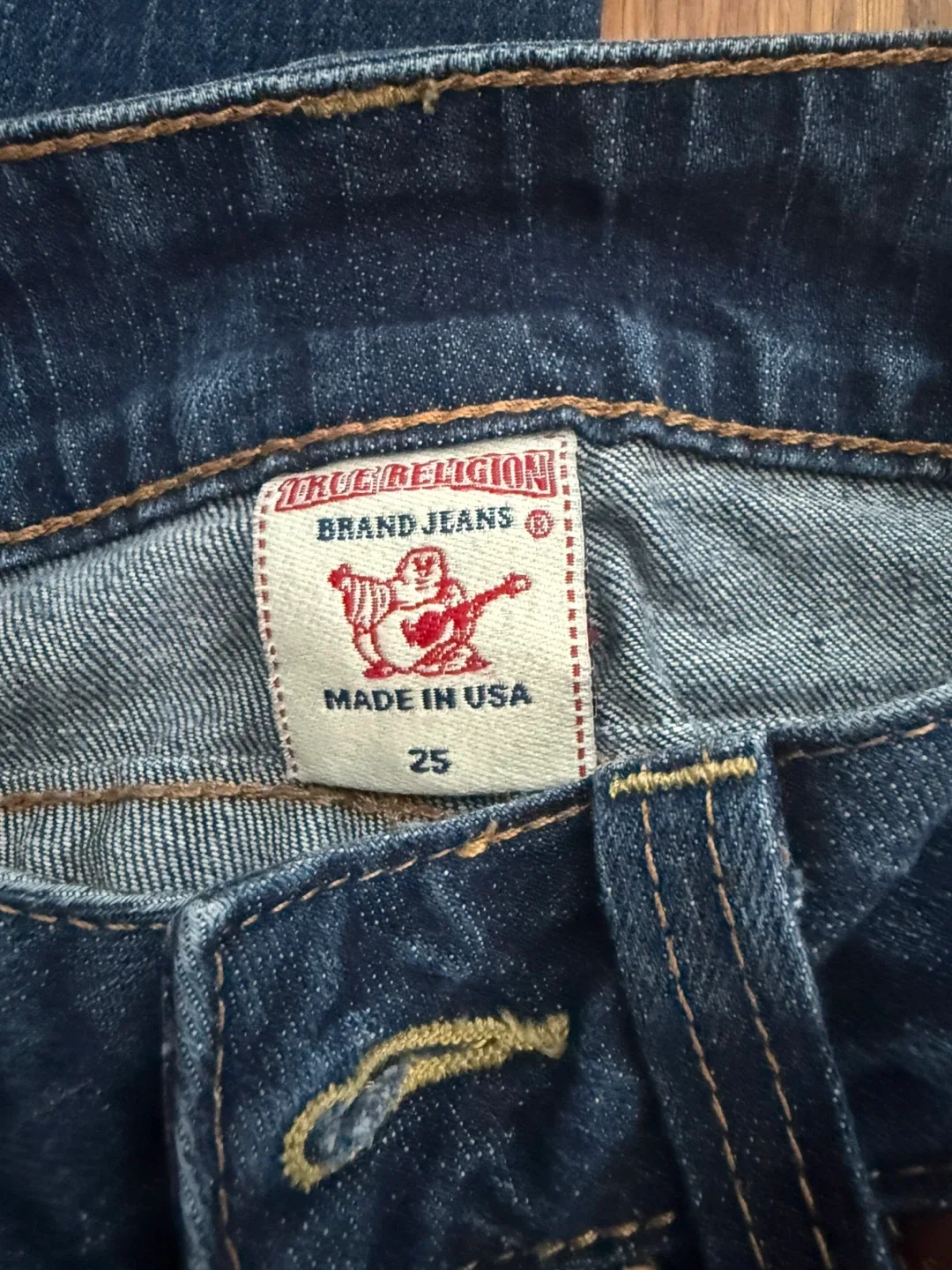 True Religion Brand Jeans Womens Size 25 Blue Denim - photo 3
