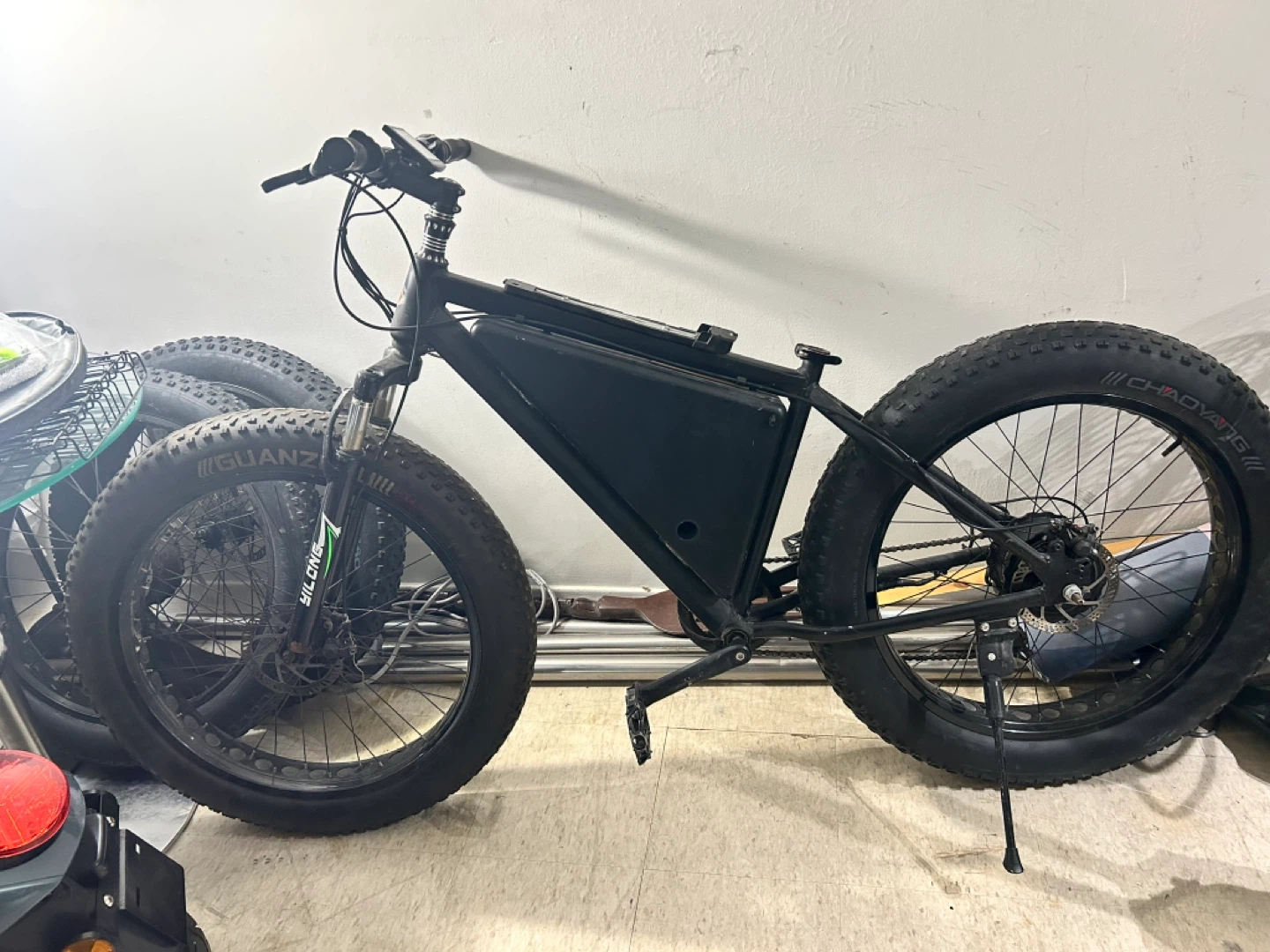 Black Fat Tire Electric Bike - photo 3