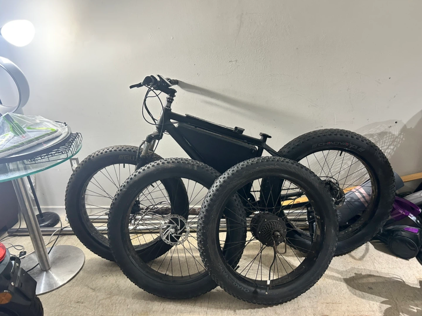 Black Fat Tire Electric Bike - photo 5