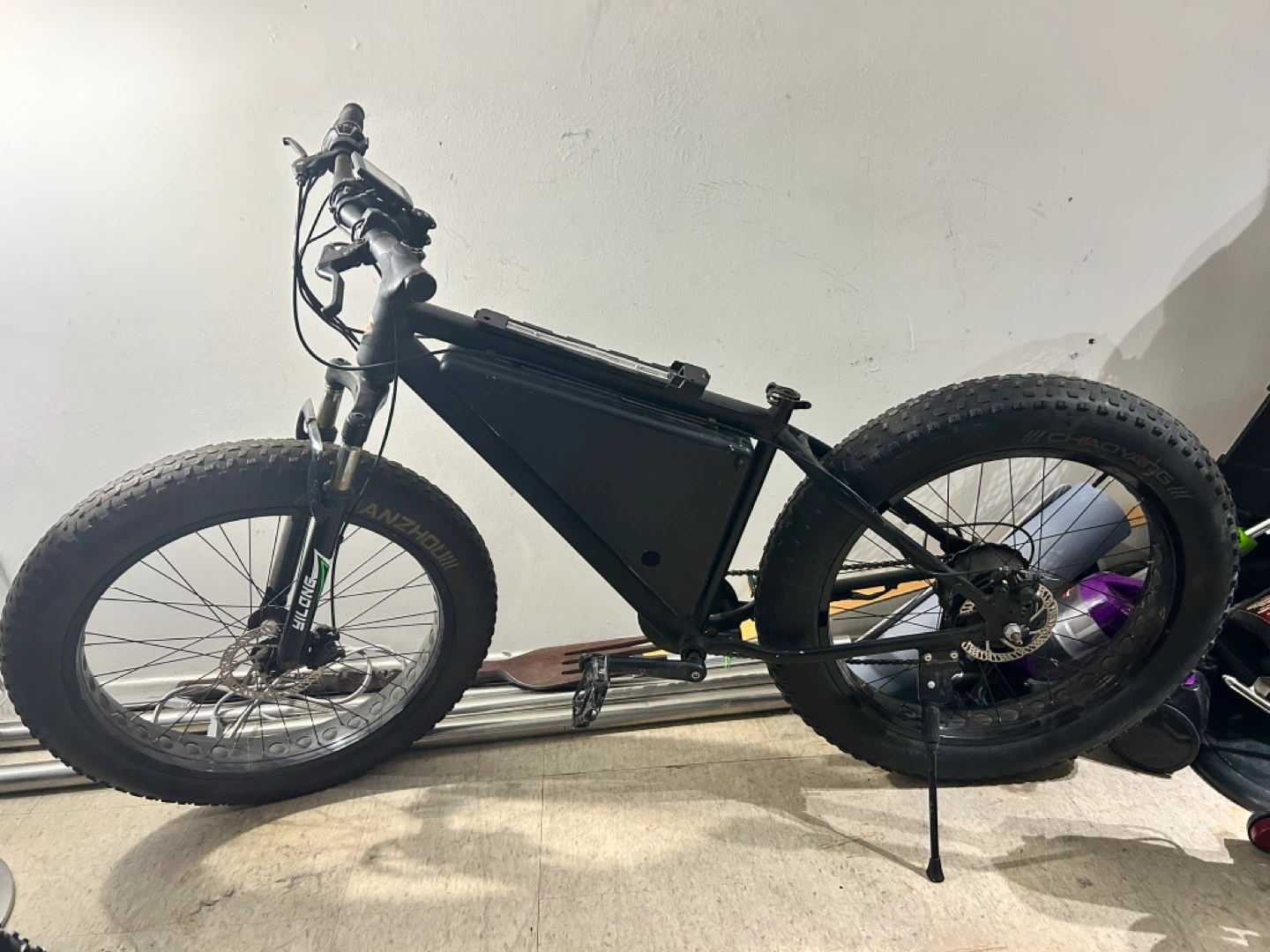 Black Fat Tire Electric Bike