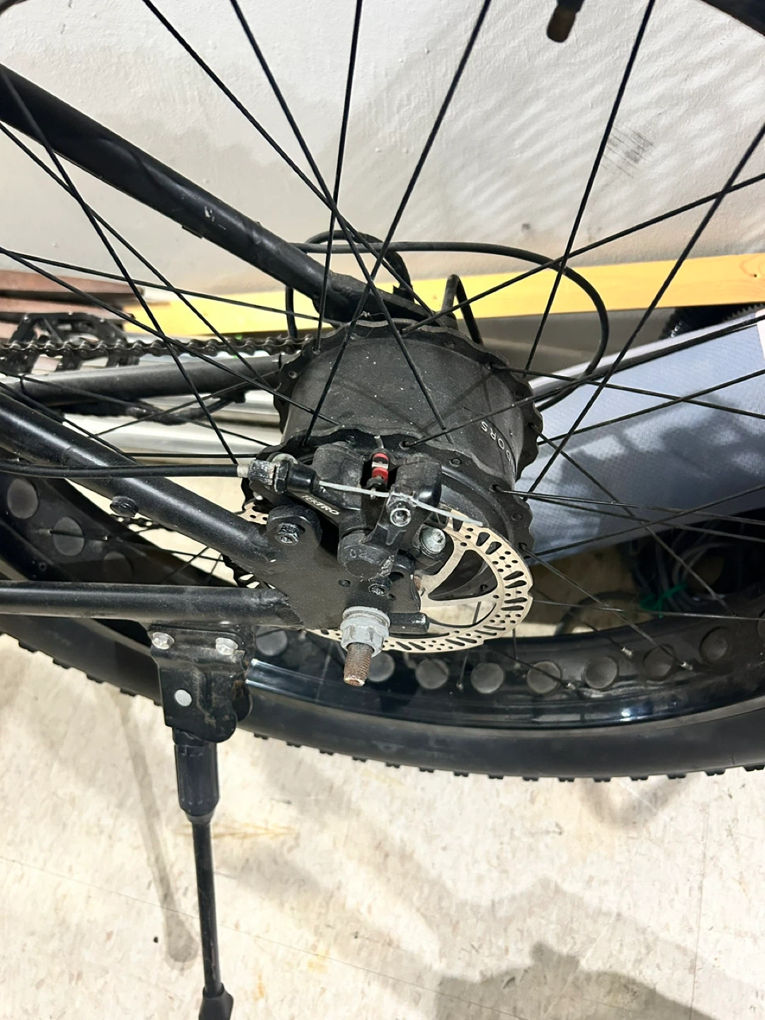 Black Fat Tire Electric Bike - photo 4