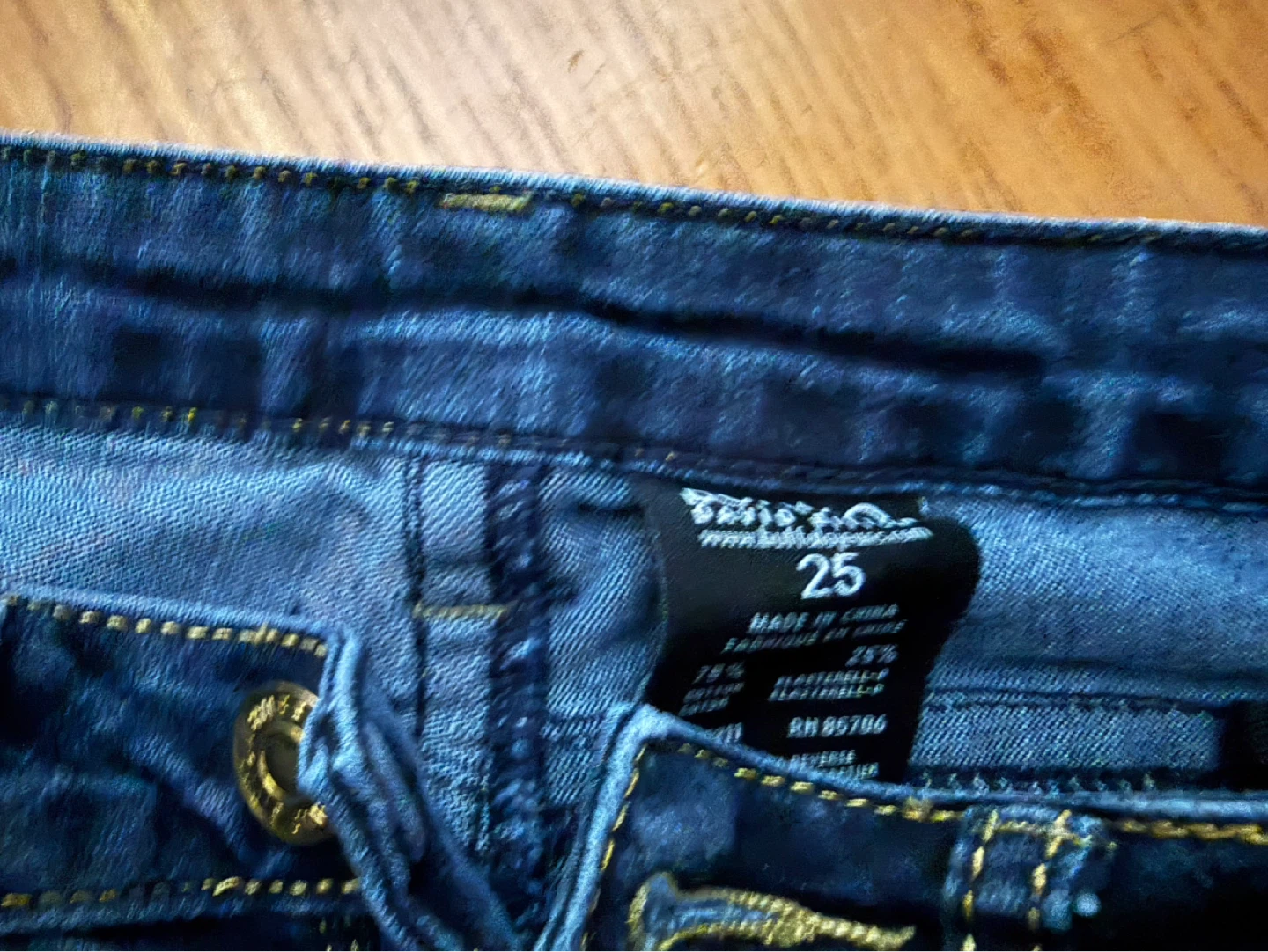 Denim Jeans Size 25 - photo 3