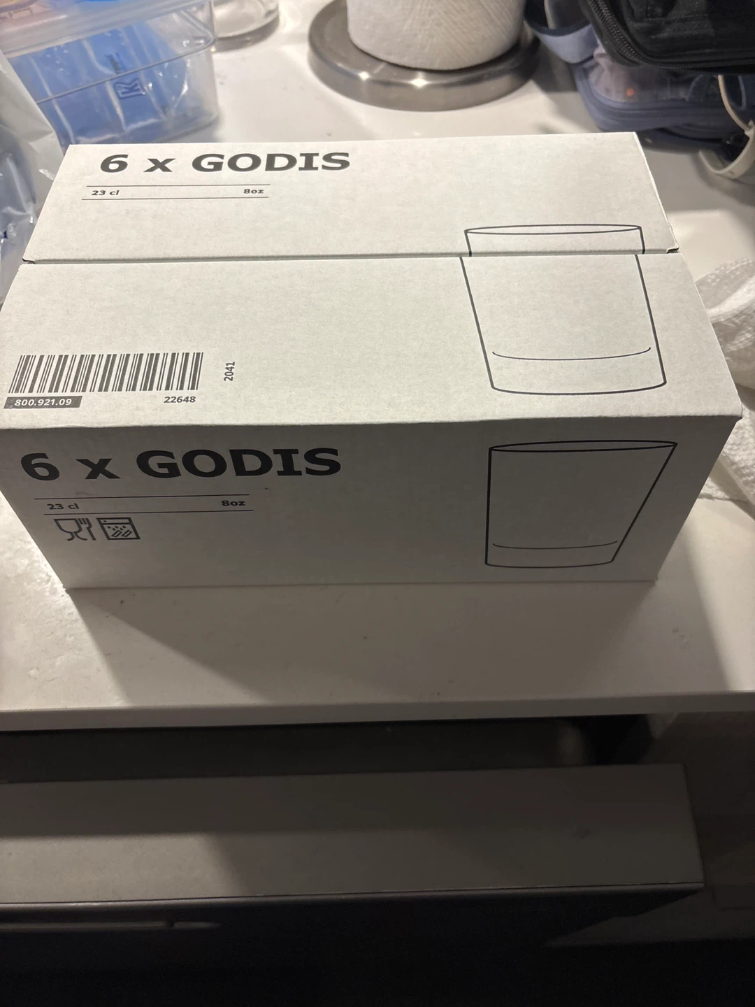 IKEA GODIS Glasses - 6 Pack