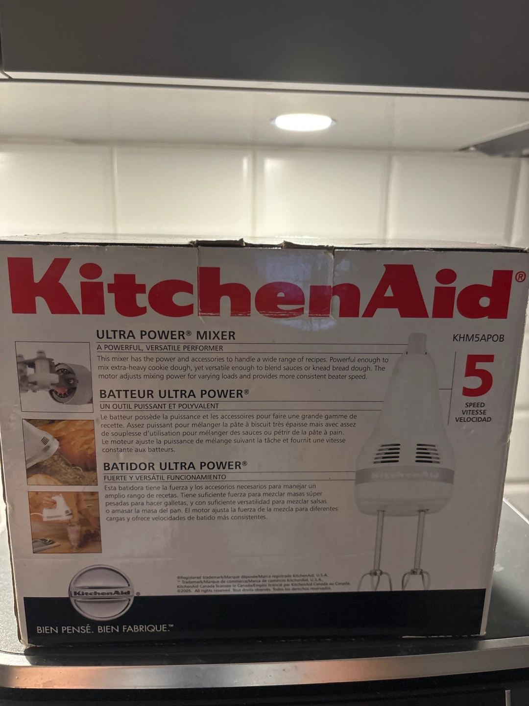 KitchenAid KHM5APOB Ultra Power Hand Mixer Onyx Black - photo 4