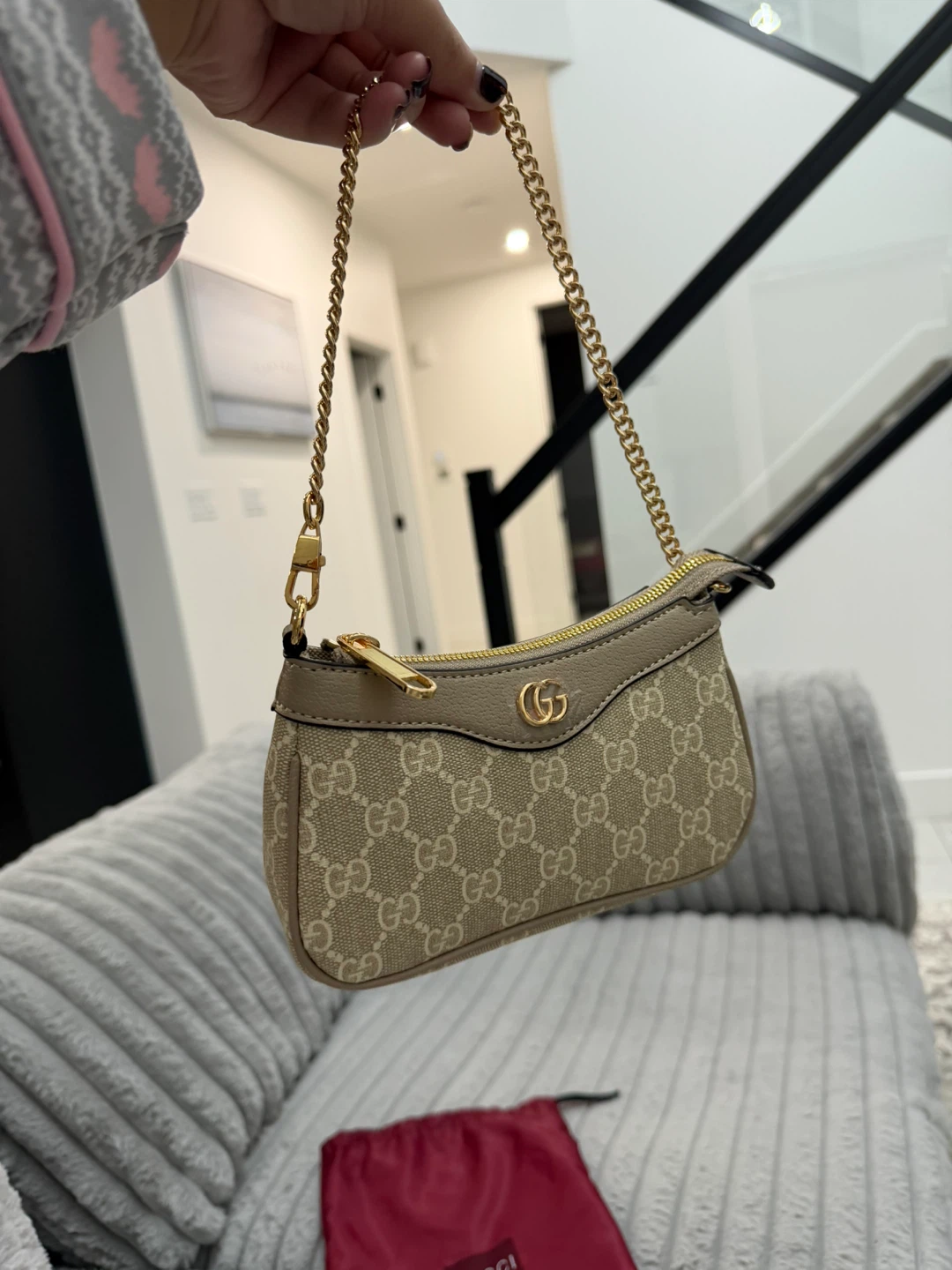Gucci GG Supreme Ophidia Small Shoulder Bag