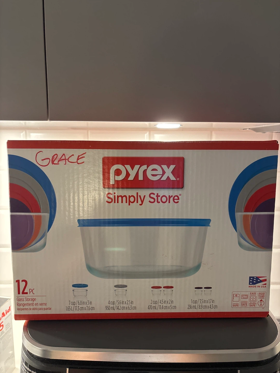 Pyrex Simply Store 12-Piece Glass Storage Set