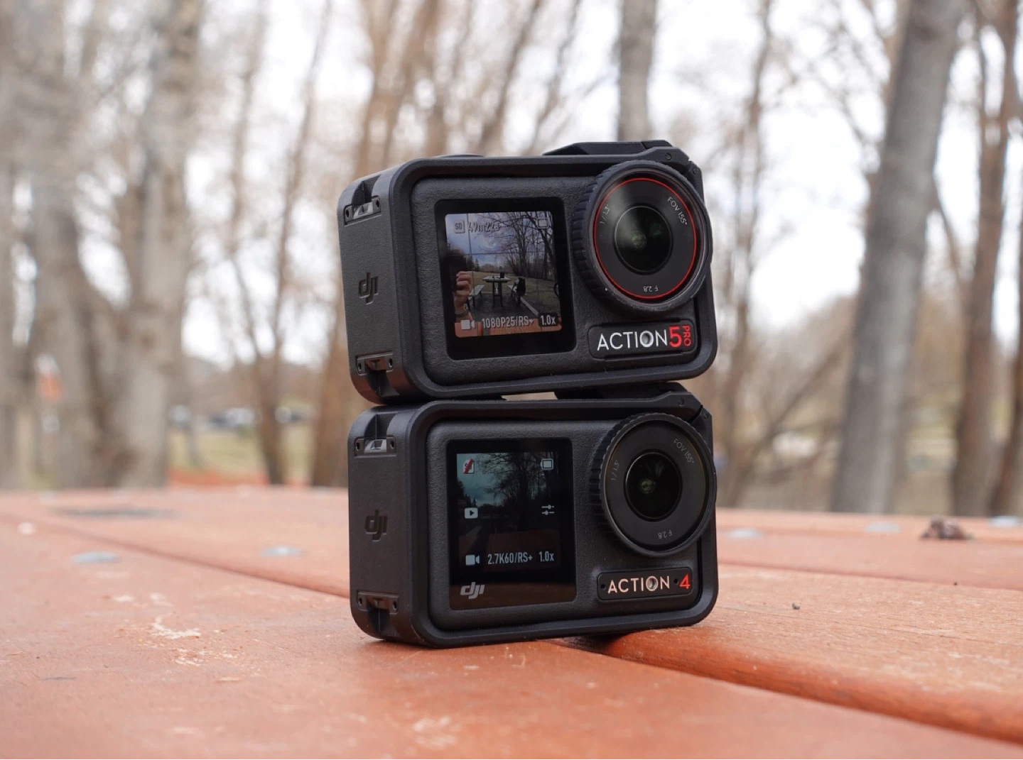 DJI Action 5 Pro and Action 4 Action Cameras