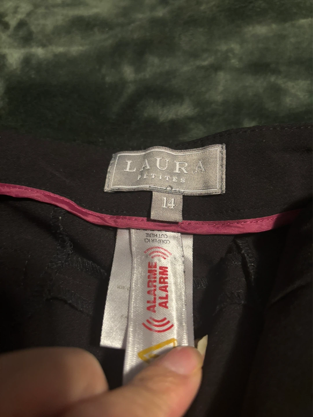 Laura Petites Black Pants Size 14 - photo 2