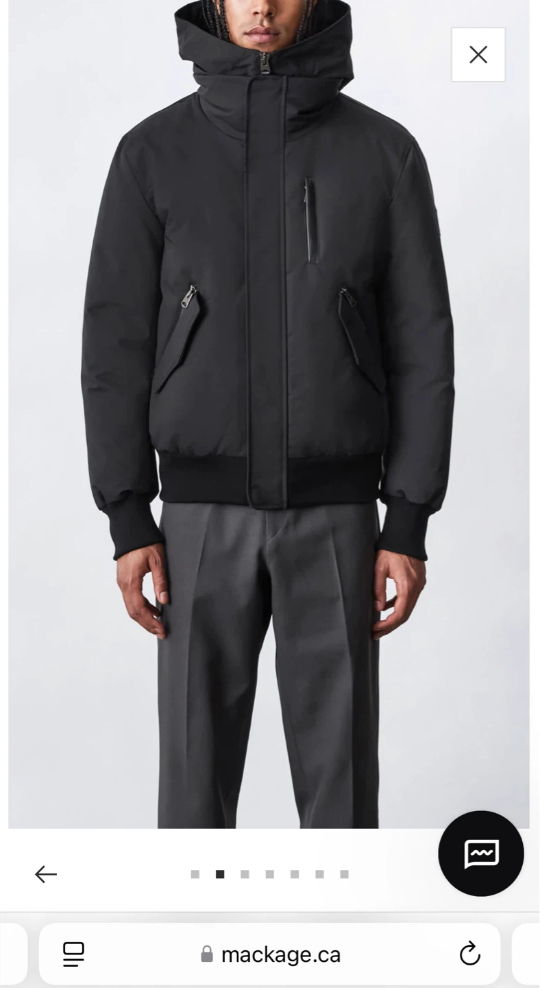 Mackage-DIXON 2-In-1 down bomber jacket with hooded bib - photo 5