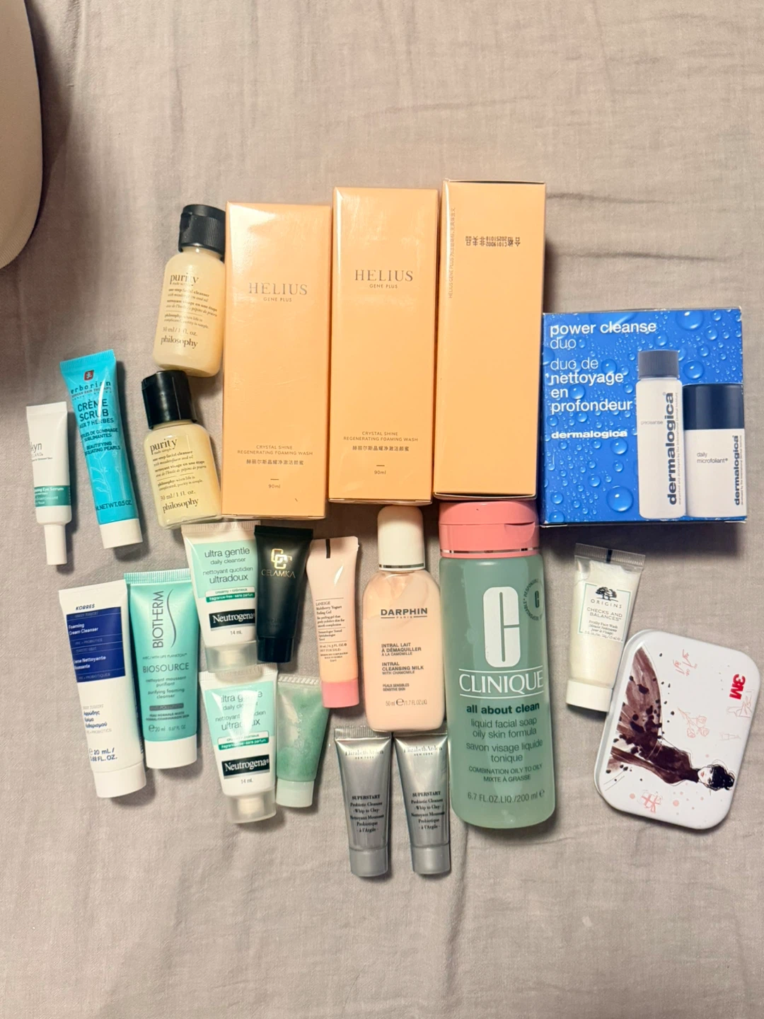 skincare & facial cleansers, moving clearance sale.