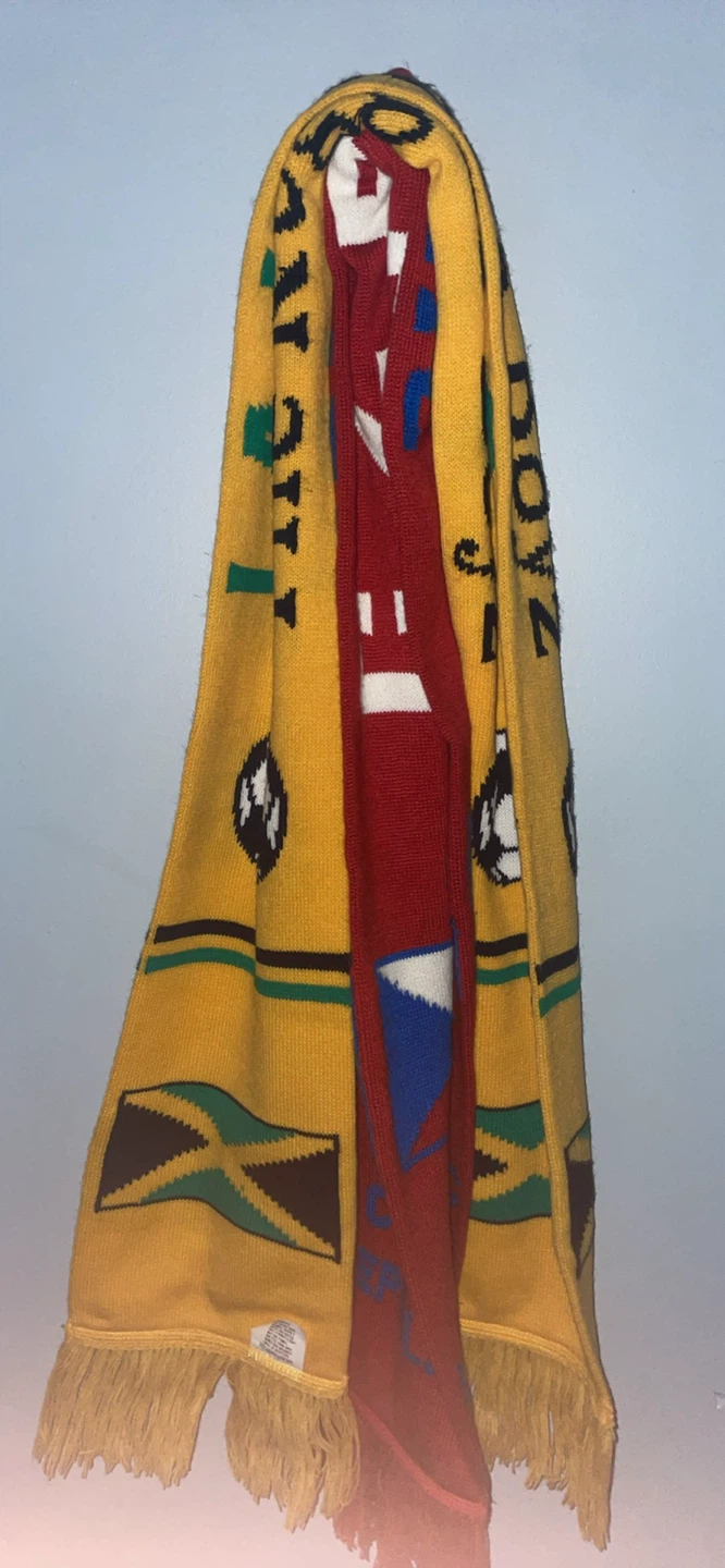 Jamaica / Czech Flag Soccer Scarf