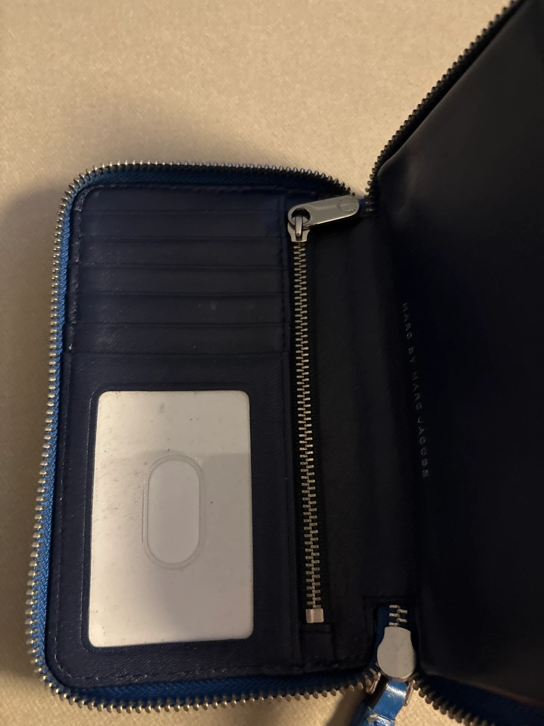 Marc by Marc Jacobs Blue Leather Wristlet Wallet - photo 4