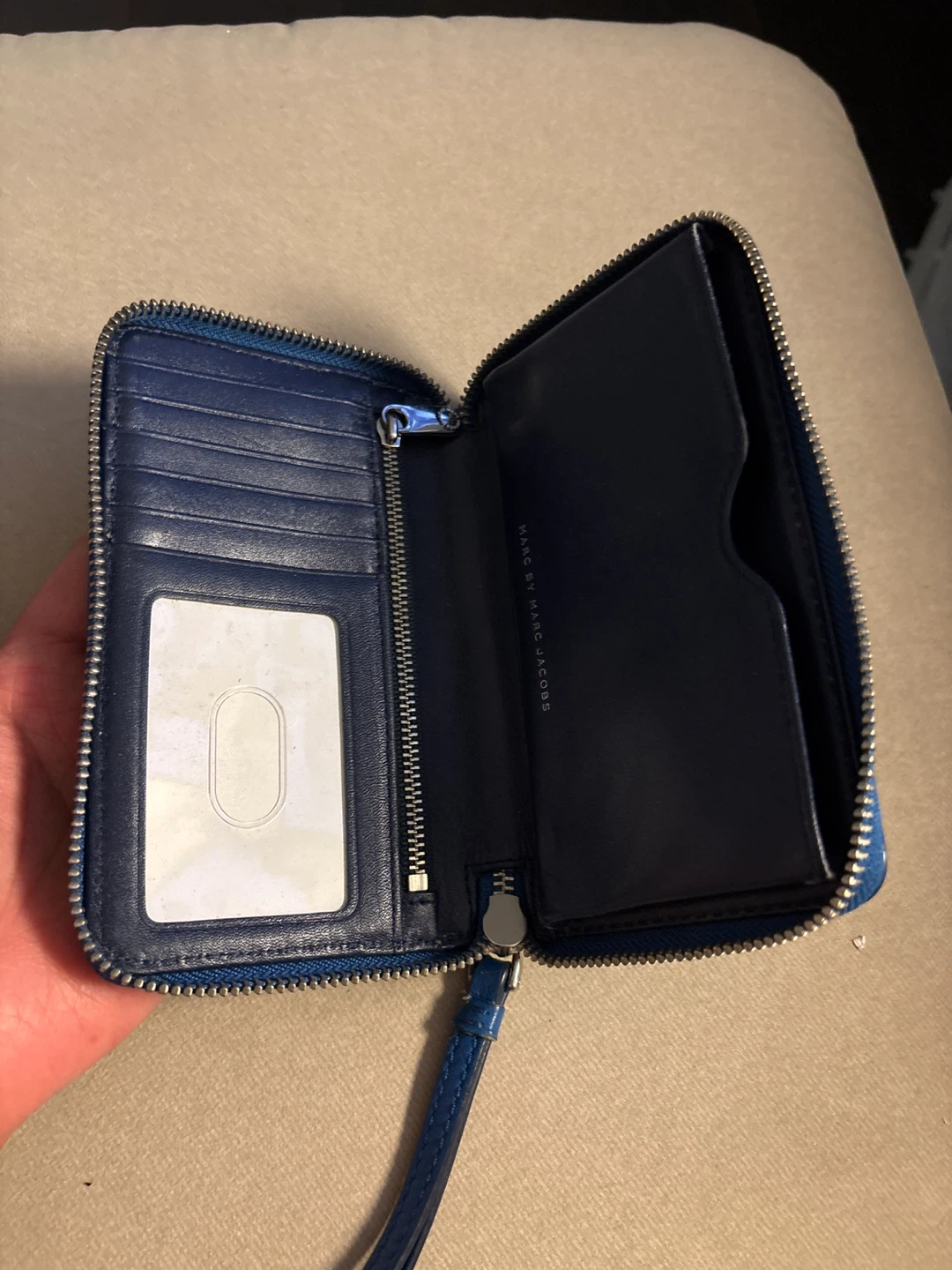 Marc by Marc Jacobs Blue Leather Wristlet Wallet - photo 3