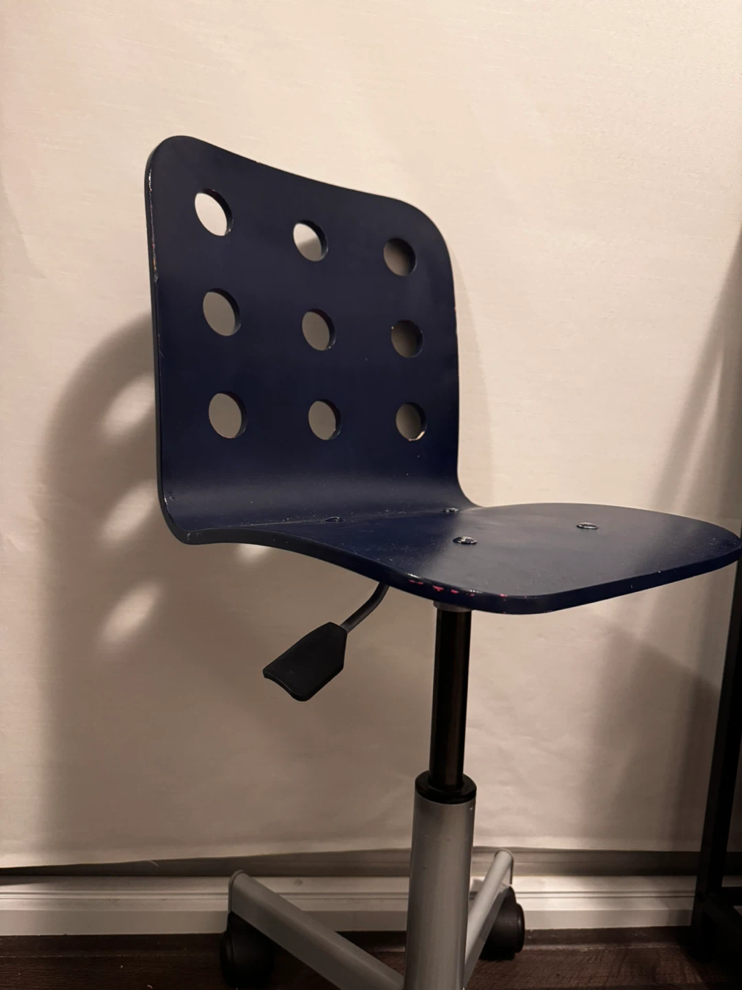 Navy Blue Swivel Office Chair - photo 2