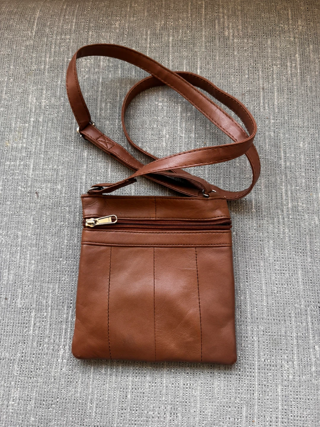 Brown Leather Crossbody Bag - photo 2