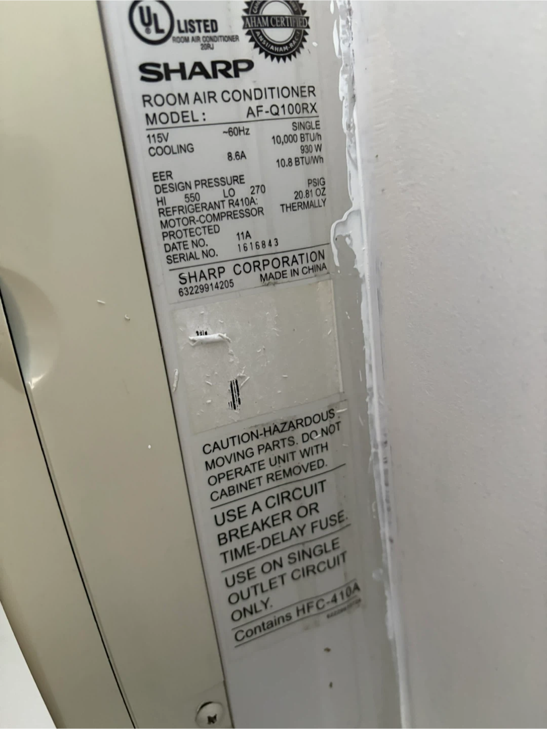 Sharp AF-Q100RX Room Air Conditioner - photo 4