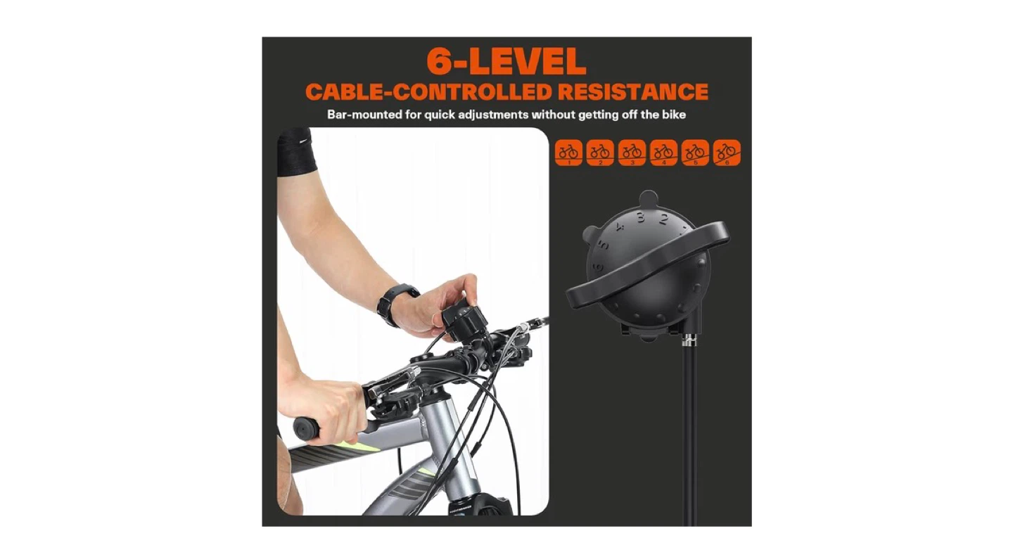 Sportneer Bike Trainer Stand 6-Level Resistance - photo 5