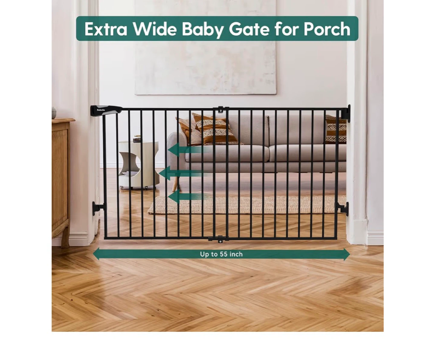Babelo Extra Wide Baby Gate for Porch - photo 3