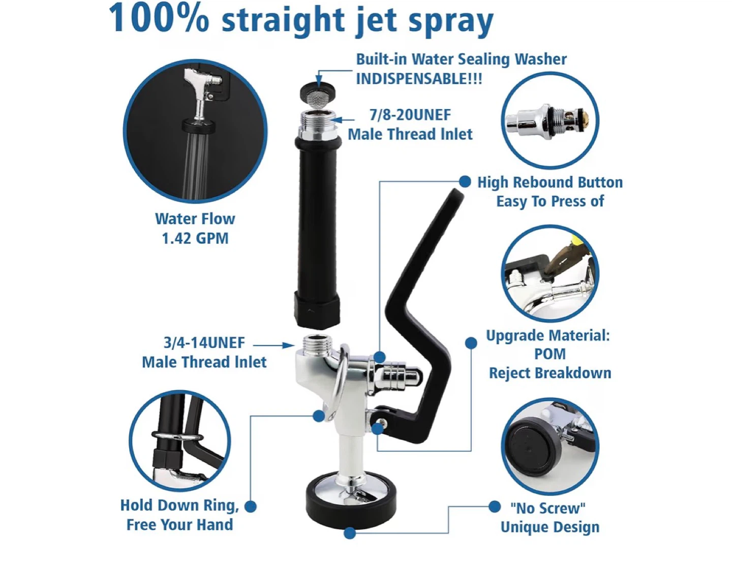 Commercial Pre-Rinse Faucet Sprayer - photo 5