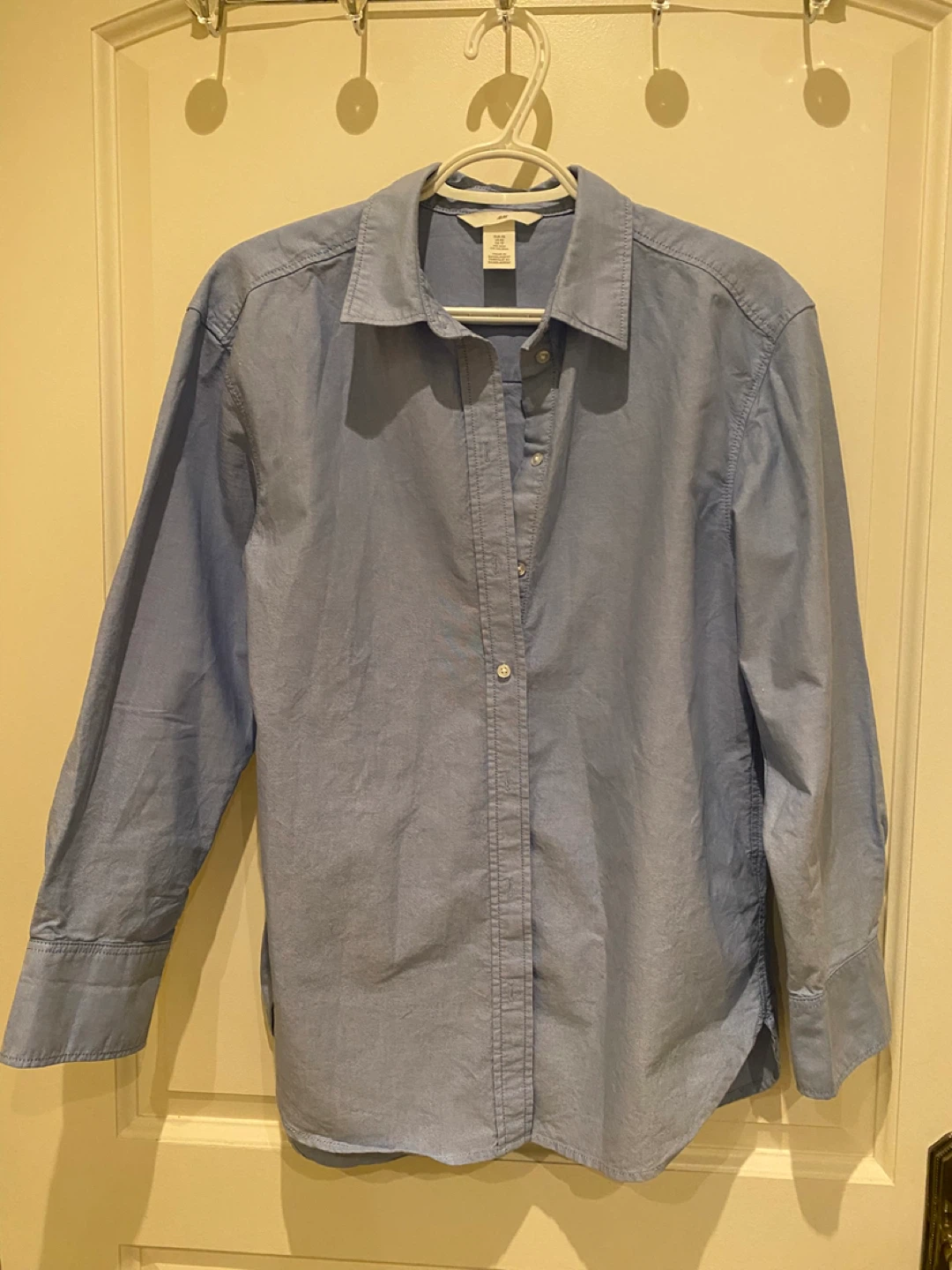 H&M Blue Button-Up Shirt