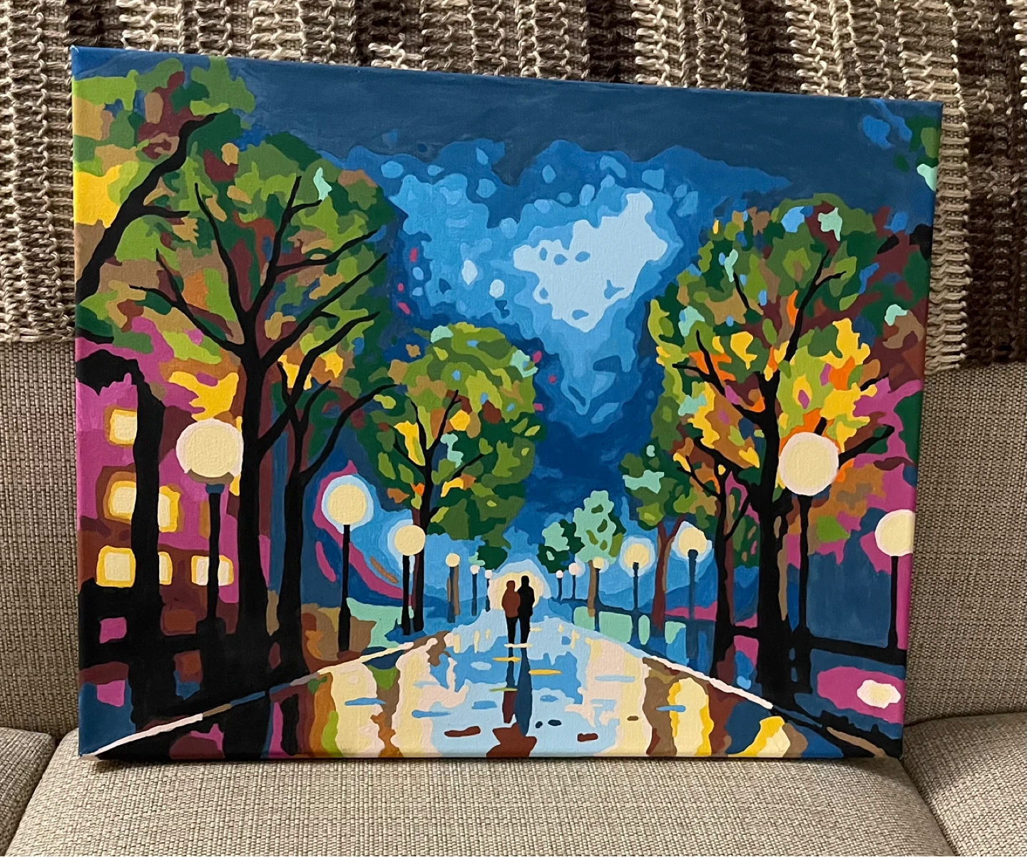 🌱 Canvas Wall Art - City Street Scene