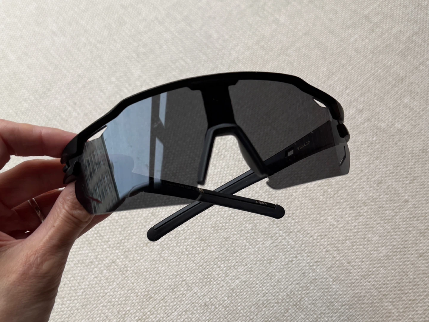 Black Shield Sport Sunglasses UV400 - photo 4