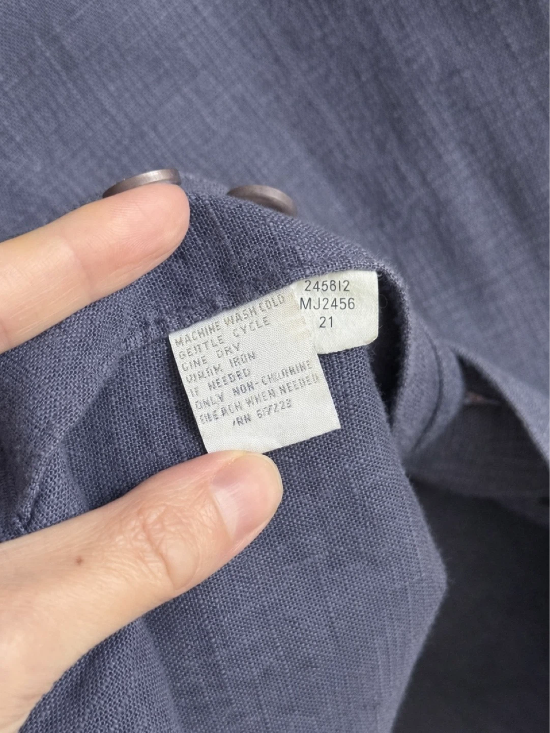 Perry Ellis Linen Blend Camp Collar Shirt - photo 4