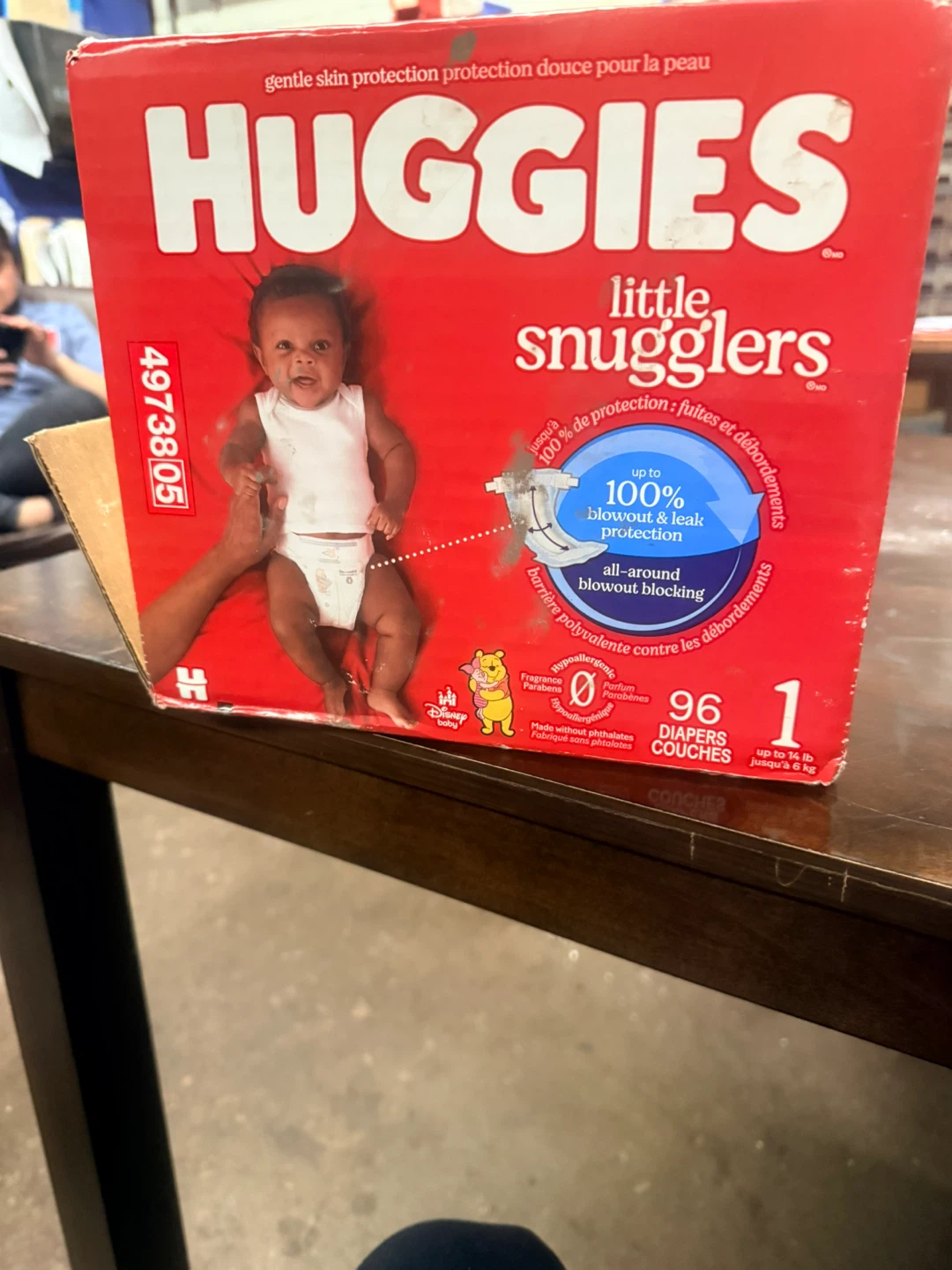 Huggies Little Snugglers Size 1 Diapers - 96 Count - photo 2