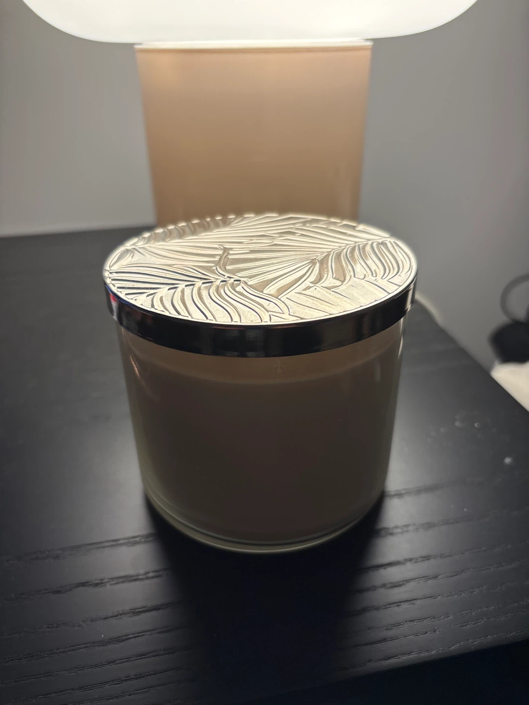 Glass Jar Candle with Lid coconut scent