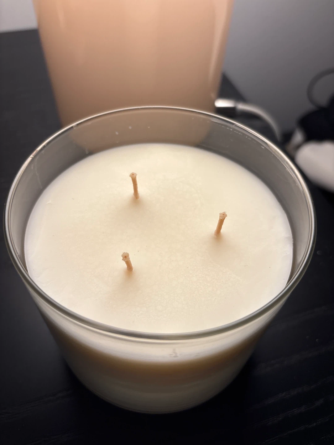 Glass Jar Candle with Lid coconut scent - photo 2