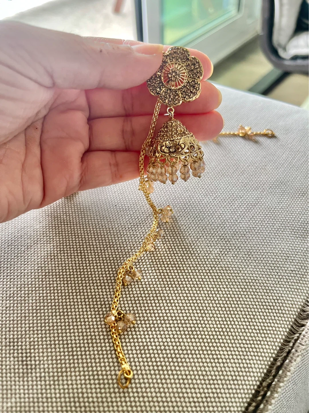 Earrings with saharey new - photo 2