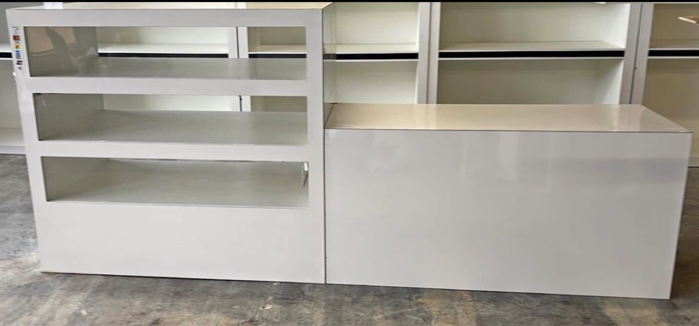 Retail Glass showcase plus counter