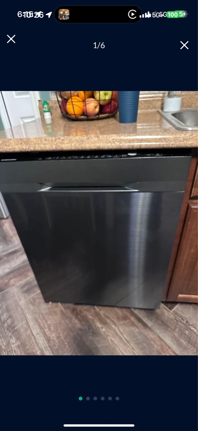 Samsung 24" Top Control Dishwasher - Black Stainless Steel