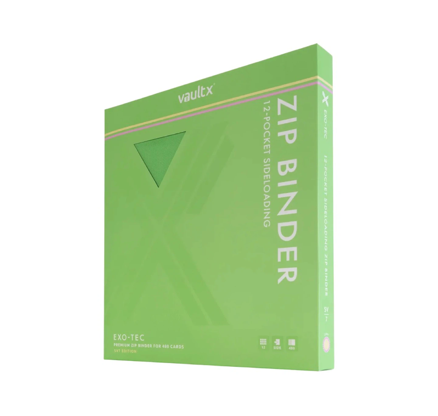 Vault X Zip Binder 12-Pocket Side Loading for 480 Cards
