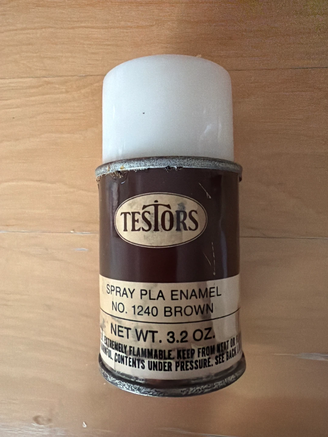 Testors Spray PLA Enamel Paint - Brown, 3.2 oz