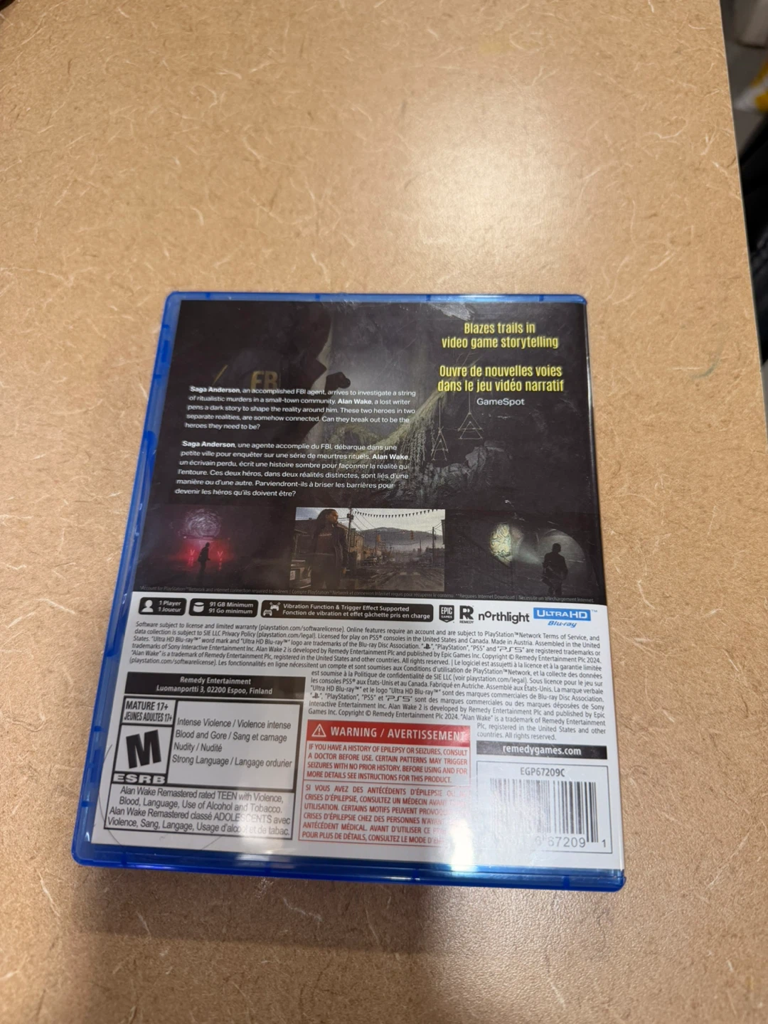 🔦 Alan Wake 2 Deluxe Edition (PS5)-UNUSED Code! - photo 3