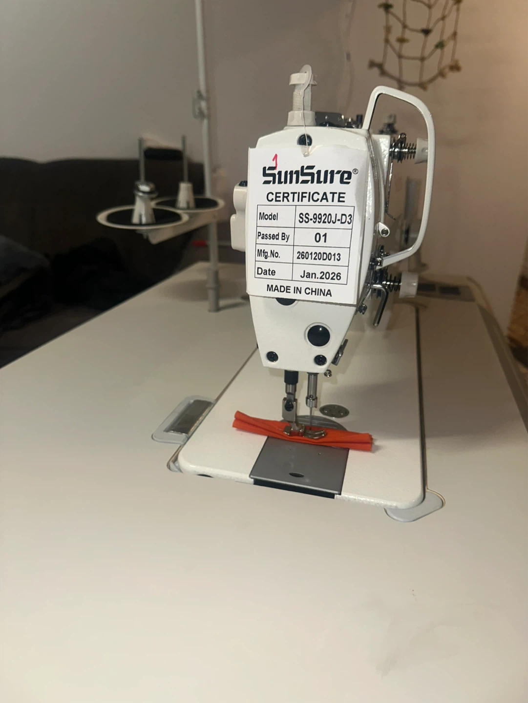 SunSure SS-9920J-D3 Industrial Sewing Machine - photo 5