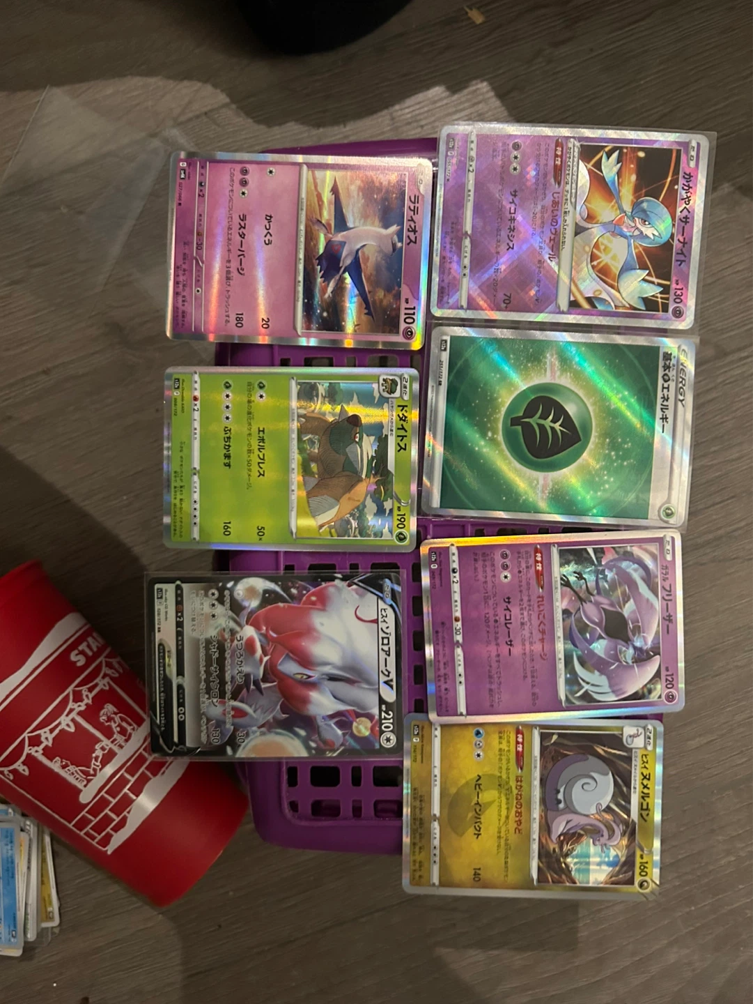 Assorted Japanese Pokemon Trading Cards